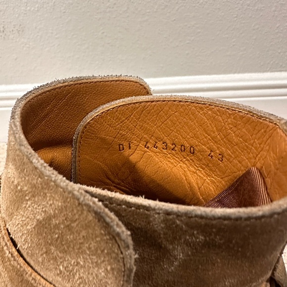 Saint Laurent Tan Suede Men's Boots (Wyatt 30 JODHPUR) - Picture 8 of 10